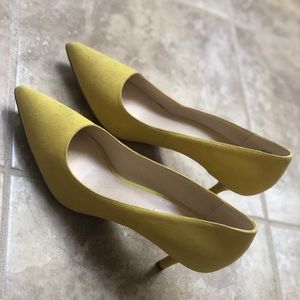 Yellow Nine West Heels